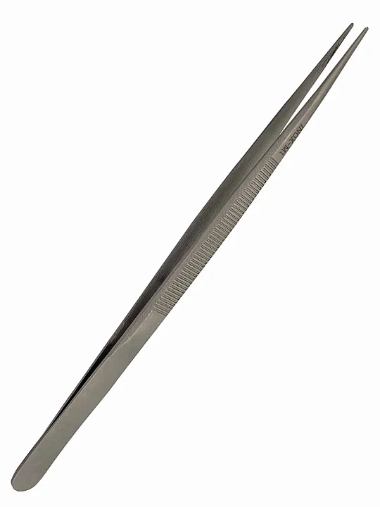 Пинцет с желобком Inox, М ( Индия) №1