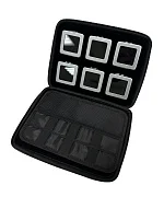 Превью Бокс с металлическими коробками 50*55 мм 12 штук 220*160*50мм серебро №3