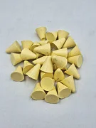 Превью Наполнитель для галтовки 1200 пластик желтый конус 10х10 мм №1
