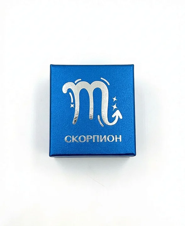 Футляр 50х56х34 под кольцо/серьги Скорпион №1