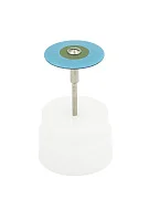 Превью Резинка с алмазной крошкой (линза 26х3 мм, синий, грубый)  №1