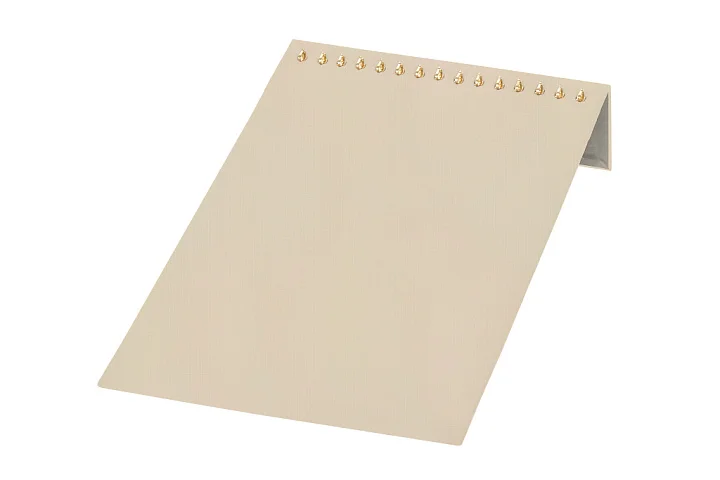 Подставка под цепи с горкой 25*35 бежевый кож. зам