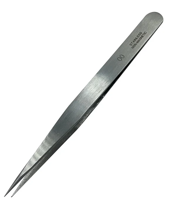 ПИНЦЕТ АНТИМАГНИТНЫЙ L=150мм №1