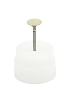 Превью Резинка с алмазной крошкой (линза 12х3 мм, белый, очень мелкий)  №1