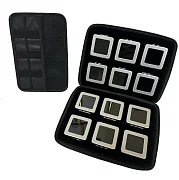 Превью Бокс с металлическими коробками 50*55 мм 12 штук 220*160*50мм серебро №1