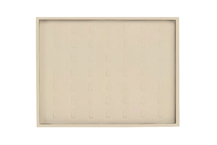 Планшет "язычки" под кольца 31*24 бежевый кож. зам.