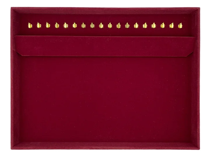 Планшет под браслеты 31*24 бордо бархат