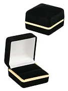 Превью ЖФУ-3В футляр с золотой каймой, кольцо, черный №1