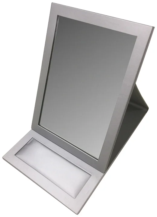 Зеркало складное, серебристый