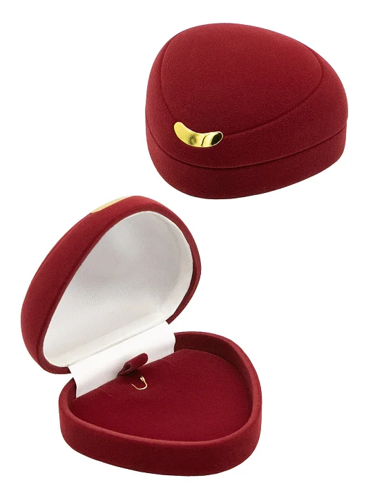 ФТ-1 Футляр для серег/подвески, бордо №1