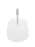 Превью Резинка с алмазной крошкой (конус 4,2х12 мм, белый, очень мелкий)  №1