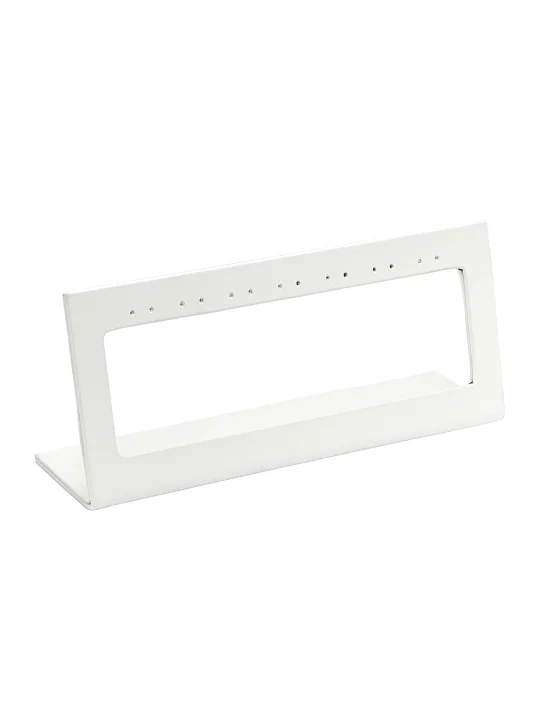 Подставка для 7 пар серег белый кож. зам. №1