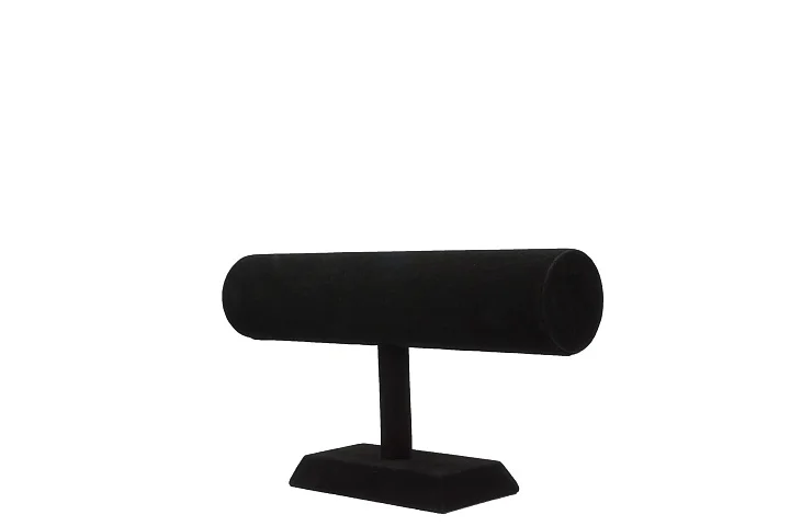 Валик одноярусный h=12  черный бархат