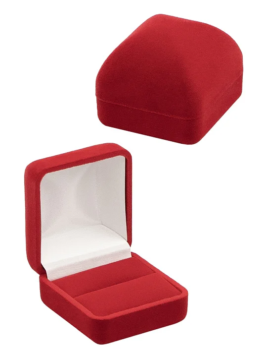 ФУ-57 футляр под Кольца, красный №1