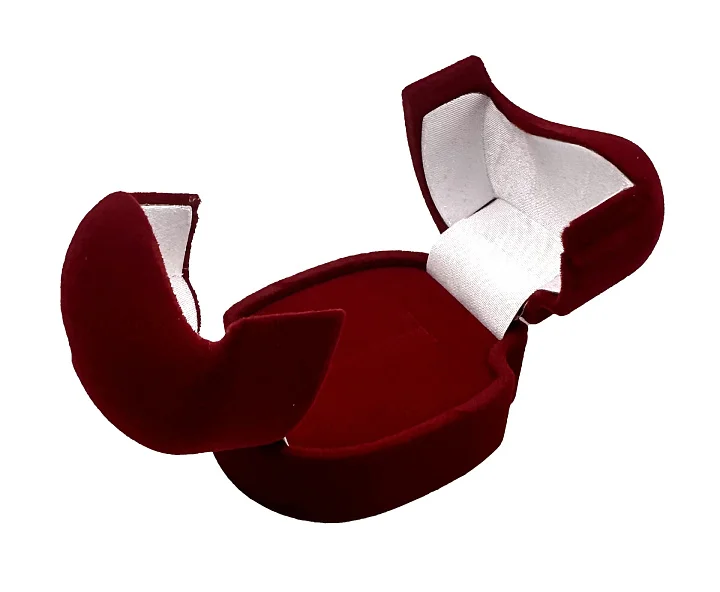 ФУ-131 футляр под кольцо, красный №1