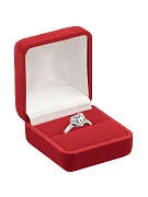 Превью ФУ-57 футляр под Кольца, красный №4