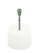 Превью Абразивный камень с алмазной крошкой для полировки циркона, с держ., обратный конус, ф=7х8 мм №1