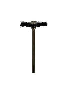 Превью Щетка для б/м, с держ., черная, "зубчатая" d=25 мм №3