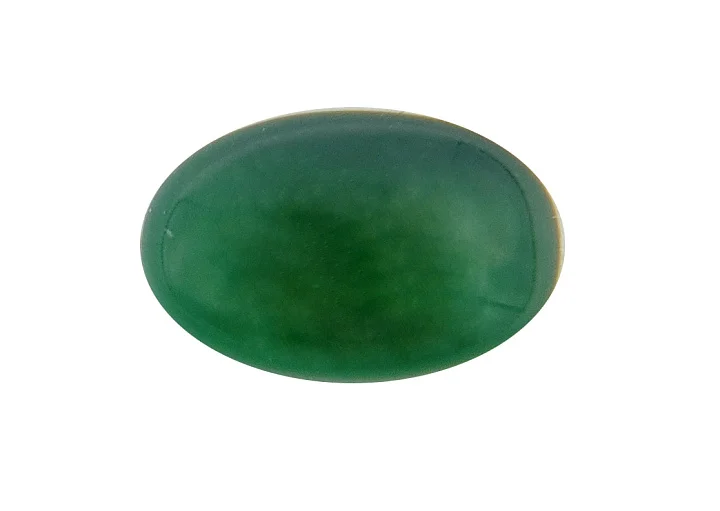 Кошачий глаз изумрудный овал 6х4