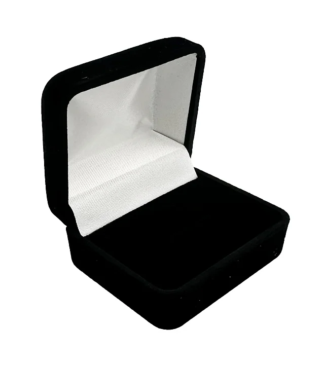 3009 футляр под кольцо/серьги, черный №1