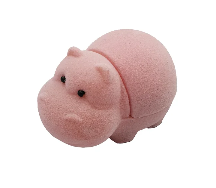 ФУ-145 Футляр "бегемотик" под Кольца/серьги №1