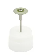 Превью Резинка с алмазной крошкой (линза 19х3 мм, серый, средний)  №1