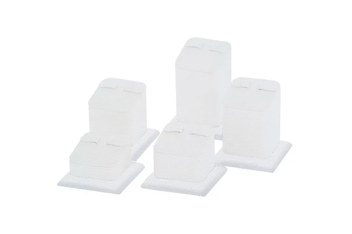 Соты под серьги белый кож. зам.