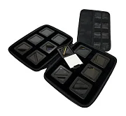 Превью Бокс с металлическими коробками 50*55 мм 12 штук 220*160*50 мм черный №3