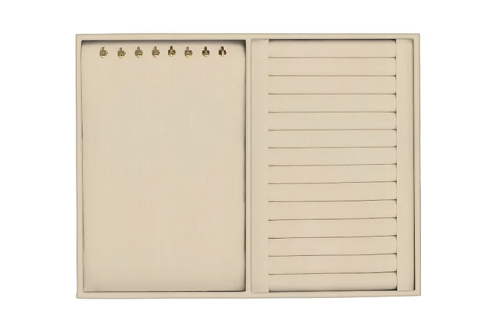 Планшет валики/горка 31*24 бежевый кож. зам