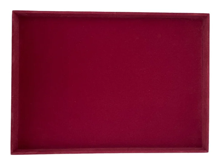 Планшет пустой  24*31 бордо бархат
