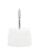 Превью Резинка с алмазной крошкой (конус 4,2х12 мм, белый, очень мелкий)  №2