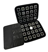 Превью Бокс с металлическими коробками 40*40 мм 40 штук 330*270*70 мм серебро №4