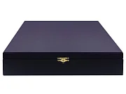Превью Шкатулка 31x24 под драгоценности 2 яруса фиолетовая №3
