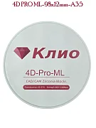 Превью Циркониевый блок 4D PRO ML-98х12mm-A3,5 №1