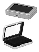 Превью Металлическая прямоугольная коробка, 80*55мм, серебристый №2