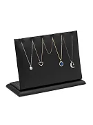 Превью Уголок половинка, кулон, к/з, черный №2