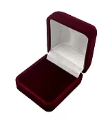 Превью ФУ-57С футляр под кольцо/серьги, бордо №1