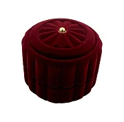 Превью ФУ-81 футляр под кольцо/серьги, бордо №1