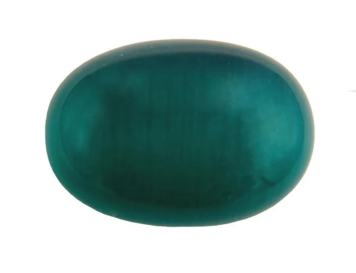 Кошачий глаз изумрудный кабошон овал 14х10