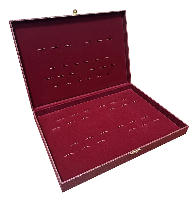Футляр 370х260х60 под 24 столовые прибора, бордо №1