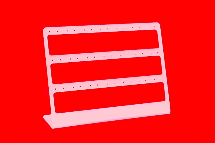 Подставка под серьги   пластик матовый