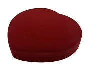 Превью ФУ-50 футляр &quot;сердце&quot; под колье, бордо №2