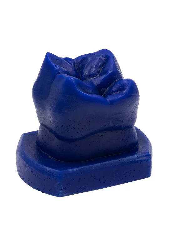 Моделировочный воск SCULPTURING WAX,синий,летний 80г. №1