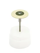 Превью Резинка с алмазной крошкой (линза 26х3 мм, белый, очень мелкий)  №1