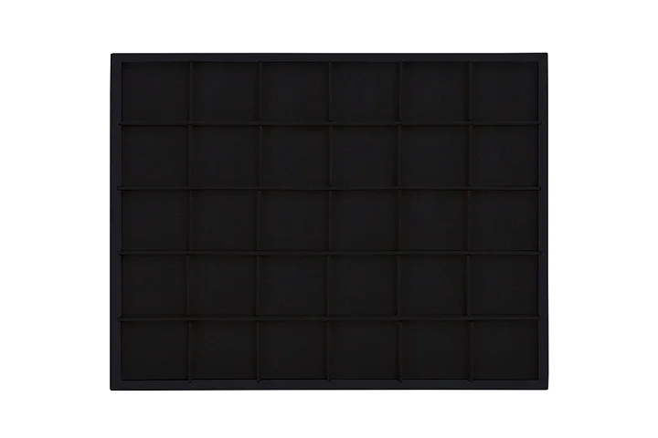 Планшет "квадраты" 24*31 черный кож. зам.