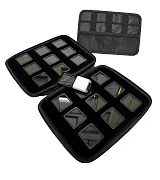 Превью Бокс с металлическими коробками 40*40 мм 18 штук 220*160*50 мм черный №3