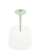 Превью Абразивный камень с алмазной крошкой для полировки циркона, с держ., линза, ф=16х2 мм №1