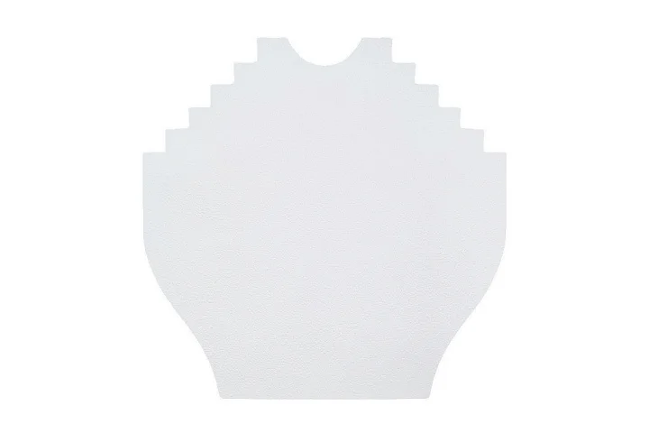 Шея нарезная  белый кож. зам.