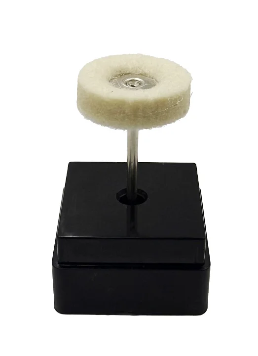 Фетр-диск для б/м., с держ., мягкий, ф=22 мм