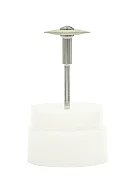 Превью Резинка с алмазной крошкой (линза 19х3 мм, серый, средний)  №2